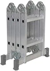 Escada Articulada 8 Degraus de Alumínio 4x2 13 Posições Reisam