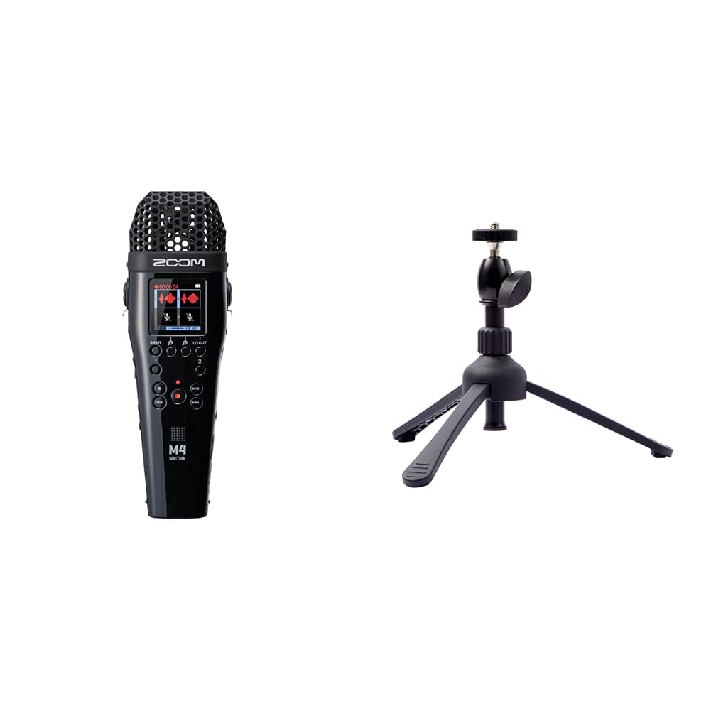 Amazon | ZOOM ズーム M4 4トラックレコーダー ブラック 黒 デュアルAD
