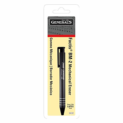 Gomme stylo mécanique General Pencil Factis à pointe fine rétractable