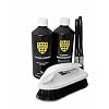 PROTEX Convertible Soft Top Care Kit with Canvas Cleaner & Waterproofer – 500ml, Two Applicator Brushes and One Soft Top Cleaning Brush – BRUSH KIT.