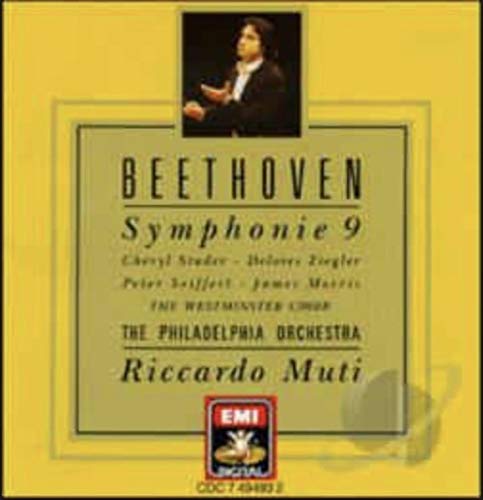 Symphony 9 [Audio CD] Beethoven; Studer; Ziegler; Muti; Phl and Wac