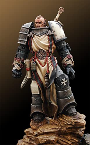 Figura de resina caballero antiguo 1:24 sin pintar miniatura 2