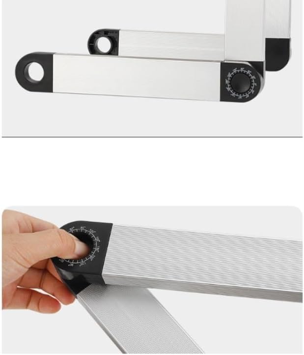 Wood Book Stand Aluminum Alloy Reading Rack Folding Holder