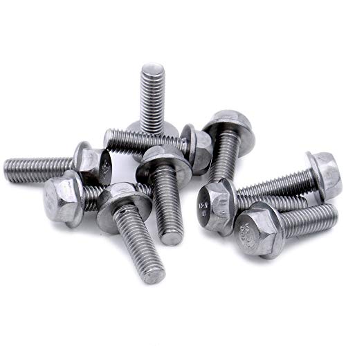 Bullone esagonale con flangia M6 (6 mm x 45 mm)