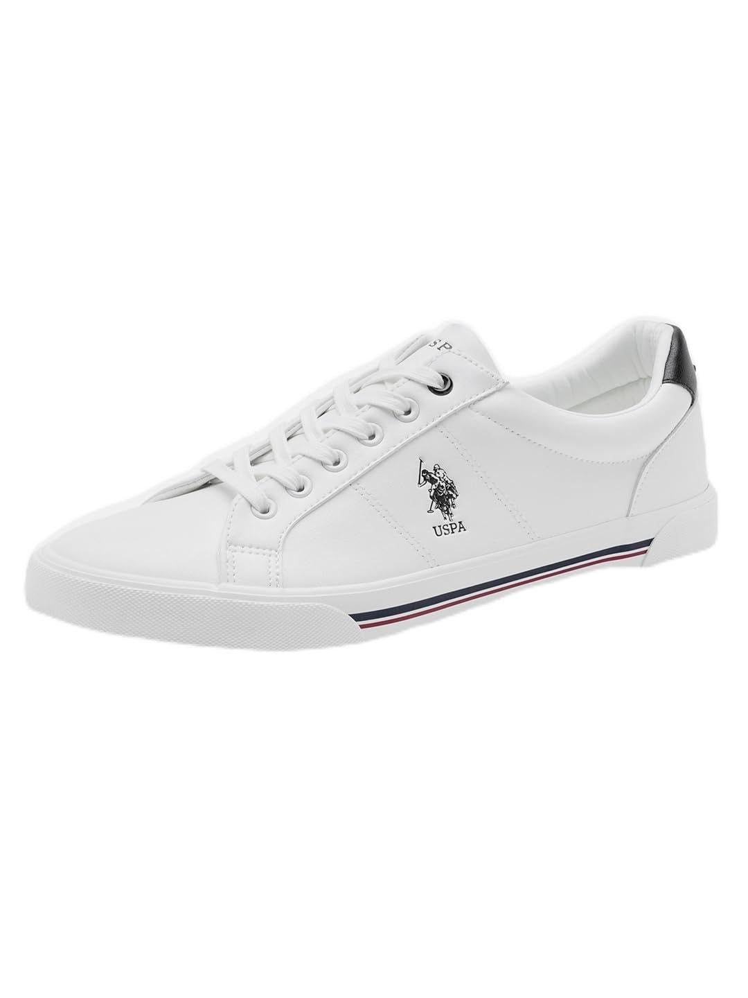U.S. POLO ASSN. Mens PADRY White Sneaker - 11 UK (2FD24070W01) (B0CN92X12G) Amazon Price History, Amazon Price Tracker