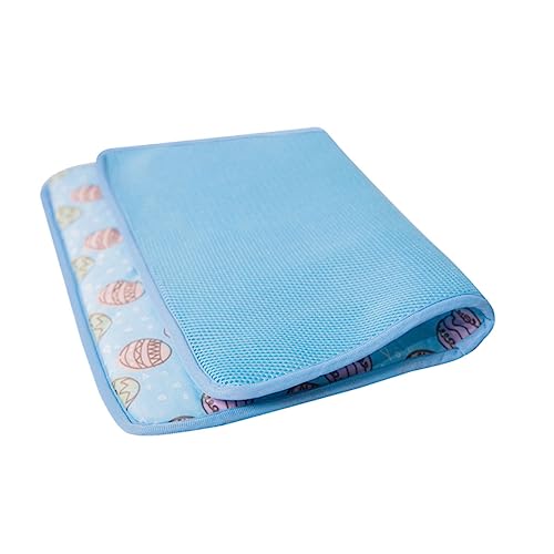 KOMBIUDA 夏用ペットクールマット 猫犬兼用 冷感通気性クッション 軽量で持ち運び簡単 床やソファ対応 肌触り良好耐久性素材使用