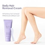 Body & Facial Hair Removal Cream, Gentle Safe for Sensitive Skin, Painless Hair Removal for Women & Men, 3.38 fl oz - Image 2
