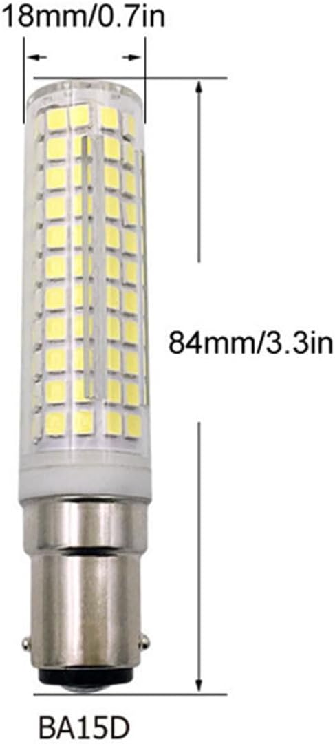 15W BA15D LED Corn Light Bulbs Natural Light 4000K, 136 LEDs 2835 SMD, Dimmable, Equivalent to 150W Halogen Bulb, AC110V, BA15D Base, Pack of 4