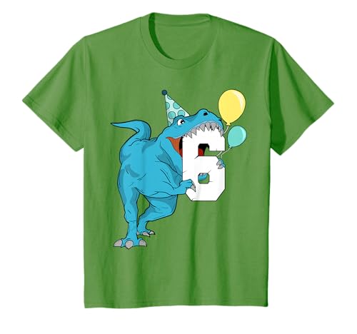 Product Image of the Dinosaur 6th Birthday T-Rex 6 Year Old T-Shirt