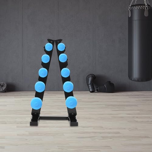 Support d'haltères en acier robuste pour musculation à la maison - 5