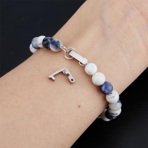 Superfindings FIND-FH0005-67-US22 16Pcs Bracelet Clasps Alloy Necklace Clasps 316 Surgical Stainless Steel Jewelry Fold Over Clasps thumb #5