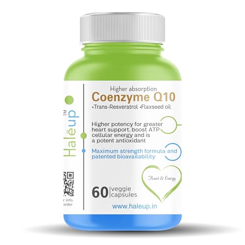 Coenzyme Q-10 Enriched with Resveratrol & Omega-3 EPA/DHA || Healthy Heart|| Brain|| Immunity | (Pack of 1 |(60 Capsules)|) Coenzyme Q-10 Enriched with Resveratrol & Omega-3 EPA/DHA || Healthy Heart|| Brain|| Immunity | (Pack of 1 |(60 Capsules)|)