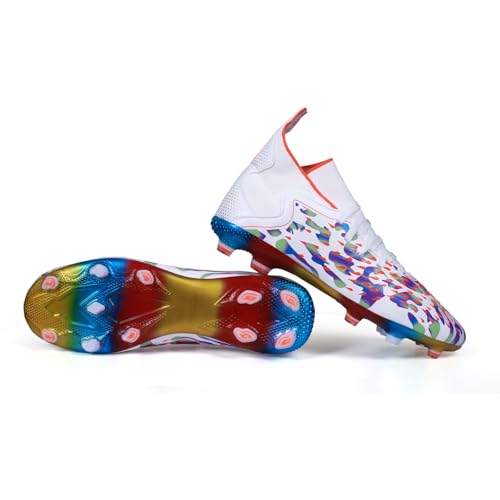 Image of Anza Pizo Multi Colour High Ankle Football Boot for Men&Women - Super Light Weight and Durable Stud
