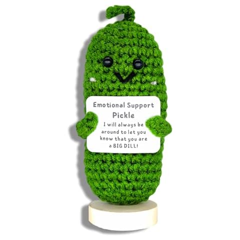 SHUCHNOYE Cucumber Crochet Doll Cover