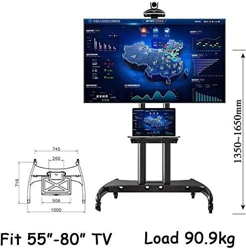 Rolling TV Stand para oficina y hogar miniatura 3