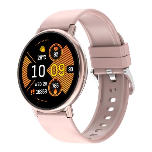 Image of Fire-Boltt Destiny Smartwatch- 1.39 inch Display, Silicon Straps, Bluetooth Calling, 123 Sports Modes, Voice Assistant, Health site, IP67 (Pink)
