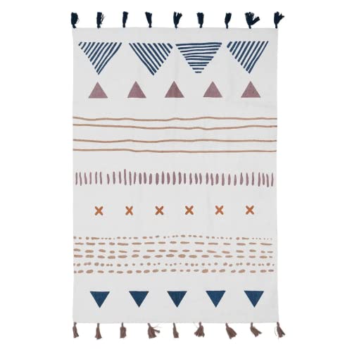 Antiope Design Modoc - Alfombra de algodón con motivos tribales (100 x 140 cm) Cover