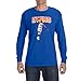 Long Sleeve New York Patrick Ewing Dunking Logo Shirt T-Shirt Adult XL Blue