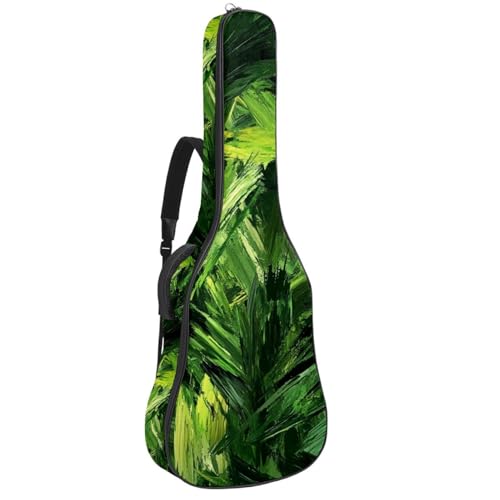 Sac pour guitare acoustique avec bandoulière réglable Art Green Field imprimé