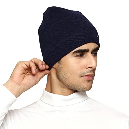 Image of ambitieux Men's Soft Warm Winter Cap Hats Skull Beanie for Men Black