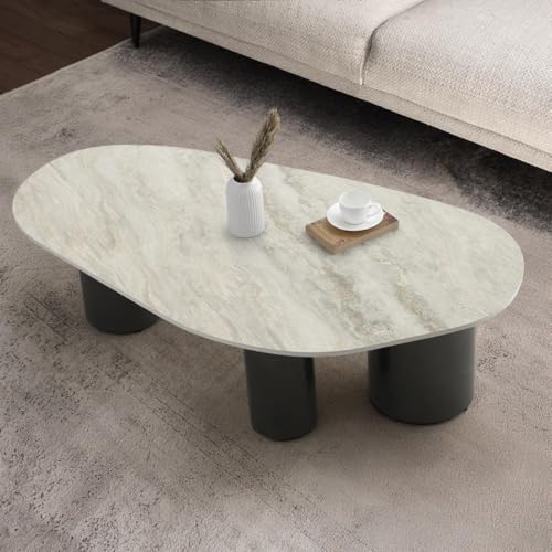 Image of Wakefit Center Table | 1 Yr Warranty | Coffee Table for Living Room Wooden, Tea Table for Living Room Wooden, Sofa Table, Free Installation from Brand, Modern Multi-Functional & Wobble-Free(Sumtr)