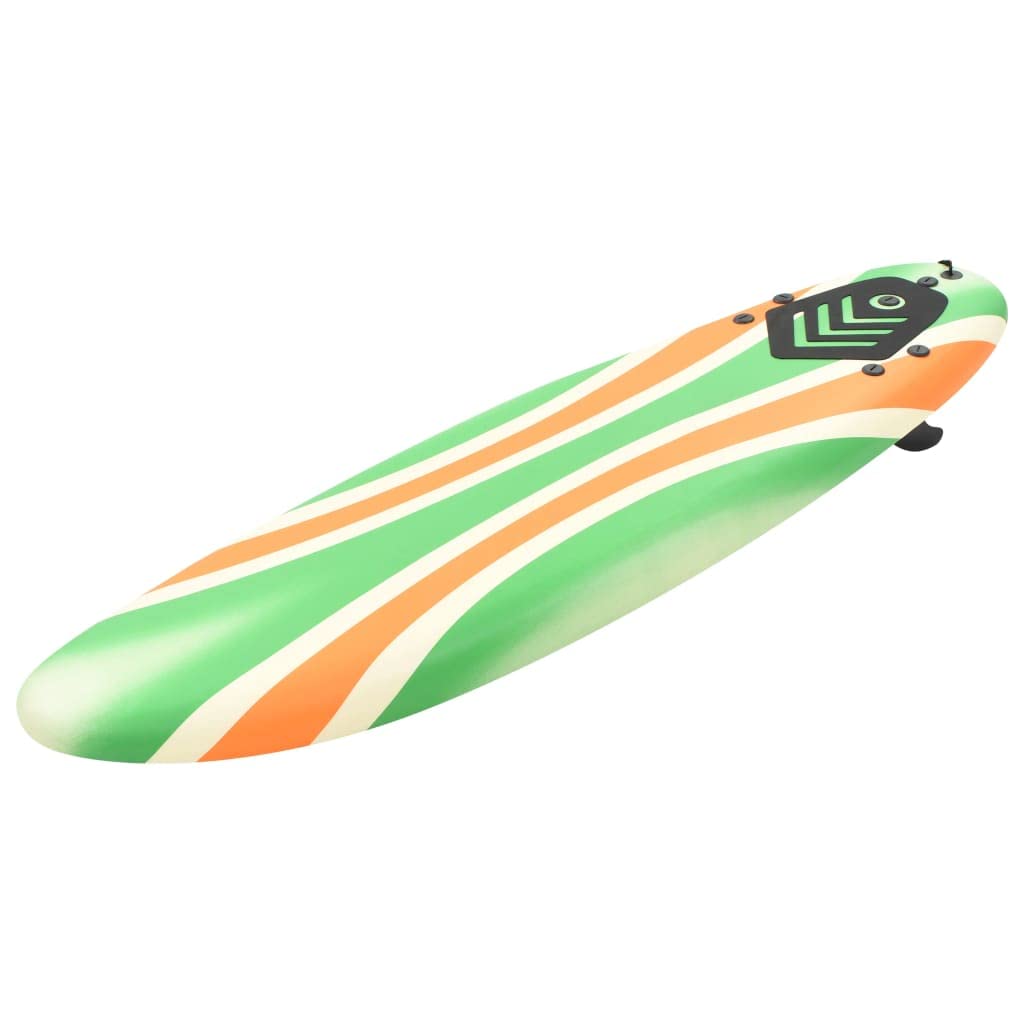 Surfbrett für Anfänger 170 cm, Softboard mit XPE-Deck und EPS-Kern, inkl. Leine und Finnen, Auftriebsstarkes Anfänger Surfboard für Kinder und Erwachsene
