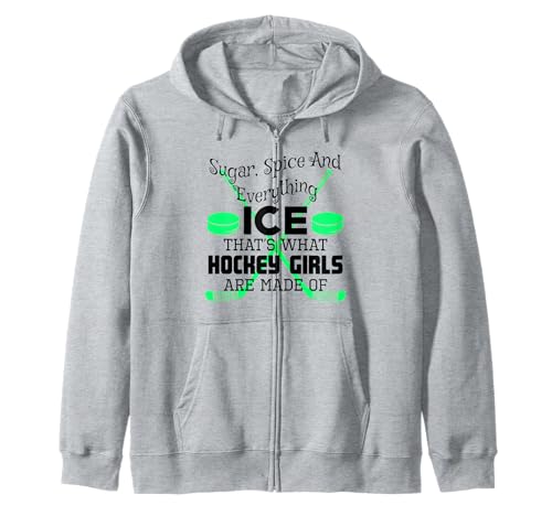 Hockey Chicas Sugar Spice Everything Ice Hockey Sudadera con Capucha