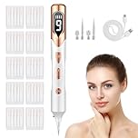 KSWEGKC Skin Tag Remover Device,Skin Tag Removal with Precision Spot Treatment,Portable Tool for Small Blemishes,Easy At-Home Skin Care Use - Gold