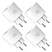 WiFi/WLAN günstig Kaufen-Alexa Steckdose WLAN mit Strommessung 16A ANTELA Smart Steckdose kompatibel mit Google Home, Stromverbrauch Messen, Smart Life APP, 2,4GHz, 4 PCs