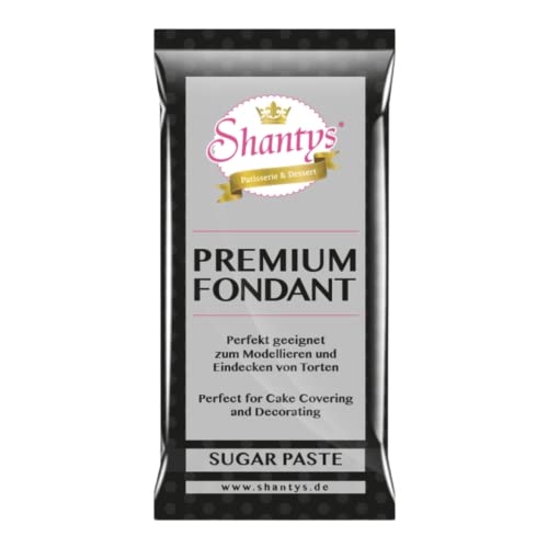 Shantys Patisserie & Dessert Shantys Premium Fondant / Rollfondant - SCHWARZ, 1000 g Cover