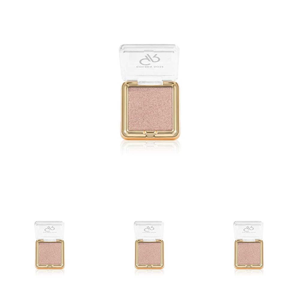Golden Rose Sparkle Glow Eyeshadow No: 54 Mercury - Kremsi Dokulu Işıltılı Göz Farı (4 paketi)