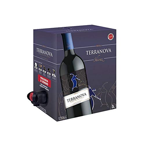 Vinho Tinto Seco Shiraz Terranova Miolo Bag In Box 3L