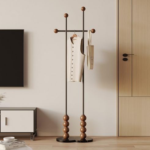 Edenseelake Perchero con 4 opciones de altura, 8 ganchos, perchero independiente resistente