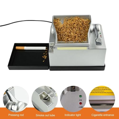 Electric Cigarette Rolling Machine, 8.0 Fully Automatic Cigarette Rolling Machine with Cigarette Case - Image 3