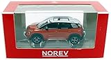 Colección Norev – Miniatura de Coche Citroen C3 aicross 2017 (Escala 1/64, 310807, Naranja/Blanco