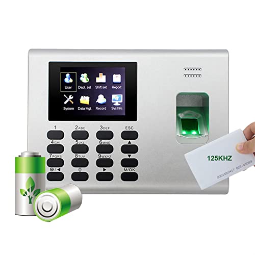 Control Horario Empleados, Sistema Linux K40 SSR USB/IP Sistema de control de la puerta de acceso biométrico de huellas dactilares con batería(K40-ID,Other)