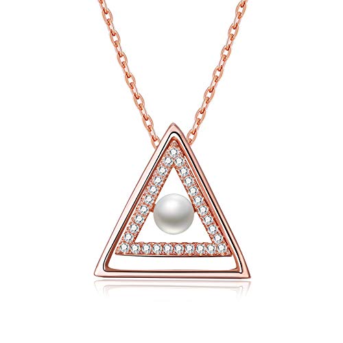 Collier de perles en argent sterling S925, le cadeau idéal pour femme