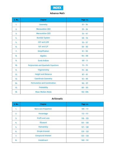 Image of Maths Formula book 2026-27 | Complete Arithmetic and Advance maths | SSC | Railway | Banking | Police | CET | and other exams| English medium