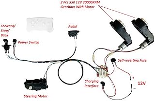 E FAST Kids Ride On Car 12V DIY Harness Transform Complete Set of