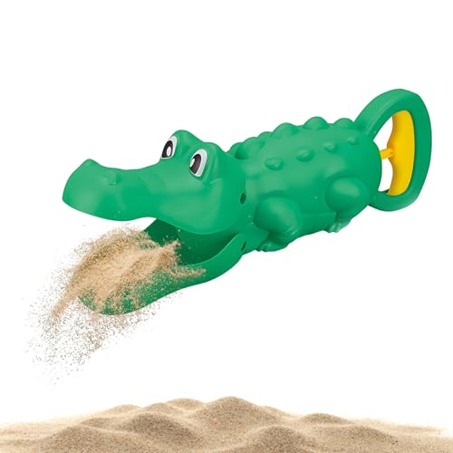 PceGan Pinza de arena, juguete de arena a partir de 3 años, juguete para caja de arena a partir de 1 año, juguete de playa para niños, juguete de arena para niñas, 1 pieza, verde