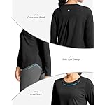 SANTINY Lightweight Long Sleeve Workout Tops for Women Breathable Active Tennis Sports Top Gym Yoga Athletic Running Shirts - Image 4