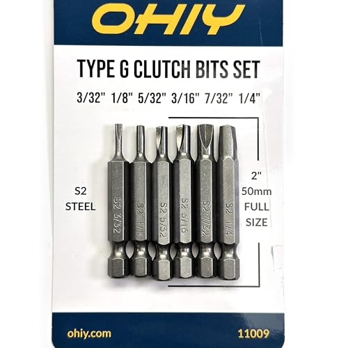 Ohiy 11009 Type G Clutch Bits Set Fits Vintage American Cars thumb #5