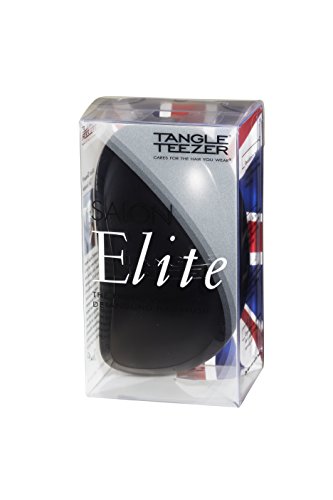 Tangle Teezer Salon Elite Detangling Hairbrush, Midnight Black #TOP3