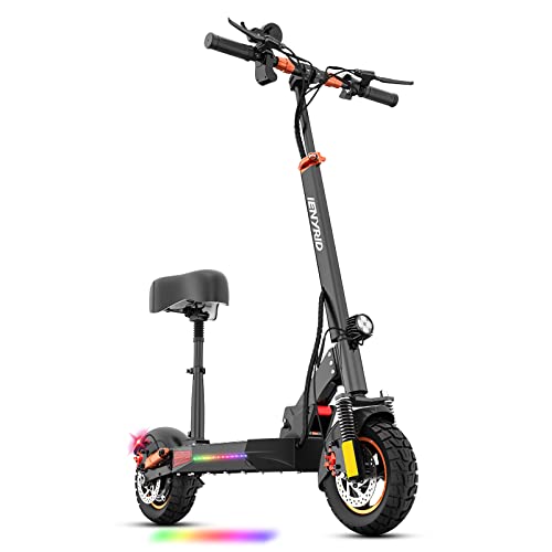 IENYRID M4 PRO Electric Scooter for Adult, Scooter with Detachable Seat, LCD Display, 3 Speed Modes
