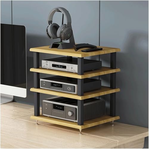 Estante de Madera de 4 Niveles para Dispositivos Hi-Fi 2