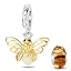 Golden Bee Charm