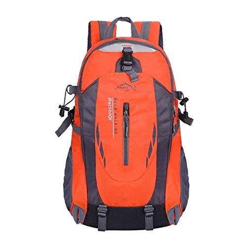 40L Outdoor-Taschen Sport Bergsteiger Rucksack Camping Wandern Trekking Rucksack Reisen wasserdichte Abdeckung Bike Taschen, style1-Orange,