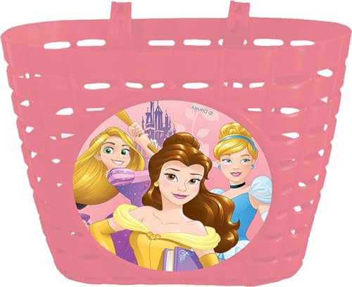 Disney Mädchen Princess Fahrradkorb, Mehrfarbig, 20x14x14 cm