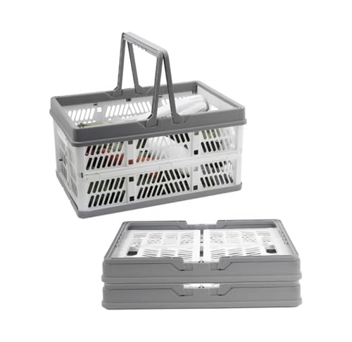 Caixa Organizadora Cesta Multiuso Dobrável Com Tampa