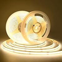 Amazon.co.jp: TUNICHX COB LED ストリップ ライト UL 認定 DC 12V LED